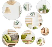9 Miroirs Ronds Autocollants, Miroir Rond Mural Stickers Adhesif Petit Muraux Acrylique a Coller DéCor Salle de Bain DéCoratif