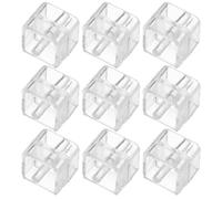 9 pièces Insert de Noyau pour Dévidoir de Ruban Adhésif, Roue centrale | PP Transparent, Remplacement sans Outil, Roulage Fluide, pour Bureau, École et Entretien de Dévidoirs