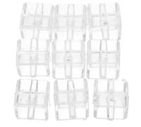 9 pièces Insert Plastique pour Dévidoir de Ruban Adhésif de bureau | Roue de Rechange Transparente en PP, Entretien Rapide, Usage École et Bureau, pour Ruban Stationnaire