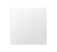 9 Pièces Miroir Stickers Muraux Carreaux Miroir Autocollants Carrés 6 Pouces par 6 Pouces Non Verre Miroir Carrelage Miroir Adhésif Mural pour Maison Décor À La Maison