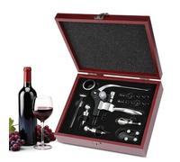 9 Pièces Tire Bouchon Set, Ouvre Bouteilles de Vin avec Coffret Cadeau