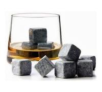 9 Pierres à Whisky - En pierre naturelle de stéatite - Glaçons Rafraichissants G