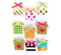 Stickers 3D Cadeau - 9 autocollants Multicolore G