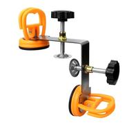 90 Degree Countertop Seam Setter Pour Le Marbre Et Les,Ventouse double | construit en acier inoxydable et pp, poignée avec ventouse, poignées d'ajustement de niveau, fonctionne sur le verre et la