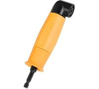90 Degrés Perceuses à Angle Droit Adaptateur Jaune Tournevis a Renvoi d'Angle Coudé 6.35mm Tige Hexagonale Pilote et Tournevis