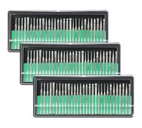 90 PCS Fraises Diamantées 3mm Tige 120 Grains Meule Foret Meche Diamant de Gravure Sculpture Forme Percer Outil à Limer Polir