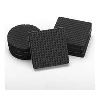 90 Pièces Patins en Caoutchouc Antidérapants, Pieds Caoutchouc Patins Autocollant Protecteurs de Meubles Protecteurs, Patins de Protection pour Sols en Boi, Pieds de Table, Chaise, Lit
