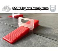 9000 languettes de traction 1,0 mm - Système de nivellement pour carrelage KACHEL GOTT®