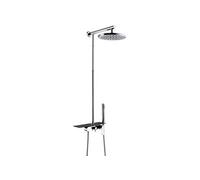 Apsara II colonne de douche mécanique avec tablette chromée Essebagno