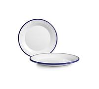 901122 assiette plate email Blanca 22 cm