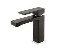 Fangolo mitigeur lavabo bas noir Essebagno