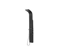 Essekaska panneau de douche hydromassant noir Essebagno