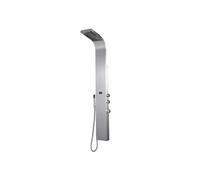 Essekaska panneau de douche hydromassant façon inox Essebagno