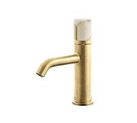Manopola mitigeur lavabo bas or marbre Essebagno