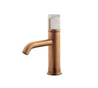 9019712 Manopola mitigeur lavabo bas cuivre brossé marbre