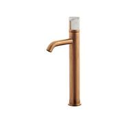 Manopola mitigeur lavabo haut cuivre marbre Essebagno