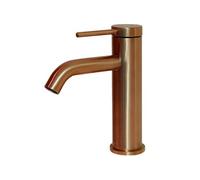 Lollipop mitigeur lavabo bas cuivre brossé Essebagno