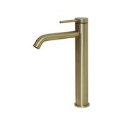 Lollipop mitigeur lavabo haut or brossé Essebagno