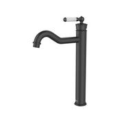Leeds mitigeur lavabo haut rétro noir Essebagno