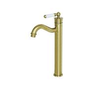 Leeds mitigeur lavabo rétro haut or brossé Essebagno
