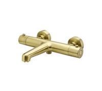 Luisa mitigeur bain-douche thermostatique or brossé Essebagno