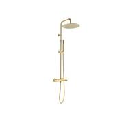 Luisa II Colonne de douche avec Mitigeur Thermostatique - Or brossé - Essebagno