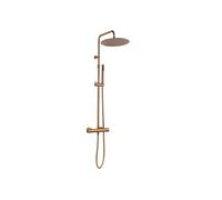 Essebagno Luisa II colonne de douche thermostatique cuivre brossé