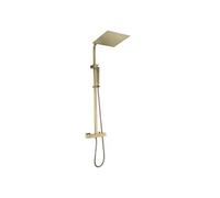 9025553 Square II colonne de douche carrée thermostatique or brossé