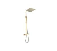 9025577 Square II colonne de douche carrée mécanique or brossé