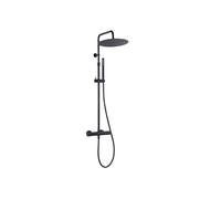 9025621 Delice II colonne de douche thermostatique noire avec corps froid