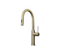 Architek mitigeur évier douchette extractible or brossé Essebagno