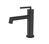 Portofino mitigeur lavabo bas noir mat Essebagno