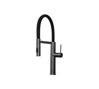 Architek mitigeur évier à douchette mobile gun métal Essebagno