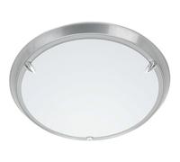 90288/11 Livorno Plafonnier Led E27 60 W Titane, Blanc R438331 - Brilliant