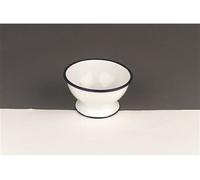 IBILI 903812 Bol avec Pied, Porcelaine, Blanc/Bleu, 14 x 14 x 8 cm