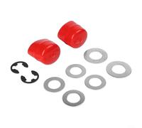 9040H - Ensemble de quincaillerie de bague de roue avant pour Craftsman comprend des composants pour 532188967, 532121749, 121749X pour une réparation efficace (rouge)