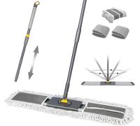 90cm Balai industriel avec tête de nettoyage XXL & manche télescopique