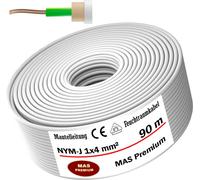 90m de câble électrique pour locaux humides Câble sous gaine NYM-J 1x4 mm² Câble électrique