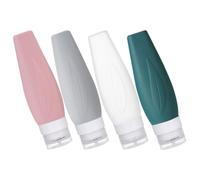 90ml Bouteilles de Voyage Rechargeables en Silicone pour Trips | Flacons Souples, Réutilisables et Portables, Format Vide pour Trousse de Toilette, Usage Travel