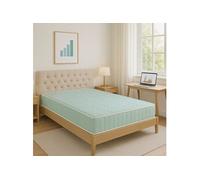 90x200 cm ressorts ensaches + 5 cm Memoire de Forme 60 Kg/m3 - Matelas Luxe aloe + Oreiller memoire de forme Offert - Hauteur +/- 19 cm - Accueil
