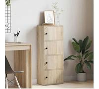 [91221]Bibliothèque - Étagère Haute moderne - MOBILIERCLASSIC - chêne sonoma 40x24x102 cm bois d'ingénierie,Poids:15.65 Kg