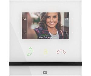 91378501WH - Intérieur Compact blanc - répondeur vidéo, LCD 4,3