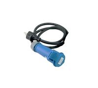91926 Adaptateur Schuko CEE 230 V 16 A fiche couplage répartiteur 3 broches IP44 câble femelle 1,5 m