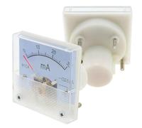 91C4- MA DC Pointeur Type Milliammètre 1mA 5mA 10mA 50mA 100mA 200mA 300mA 500mA Mécanique Analogique Plaque Ampèremètre 1 Pièce (50MA)