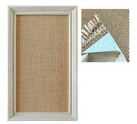 91cm de Largeur Papier Peint Adhesif Lin Texturé en Toile Herbe Naturelle | Papier Peint Toile D'herbe Rouleau Adhesive Decoratif Revetement Mural pour Salon Chambre Armoire(Dark Nature,91cmx2m)