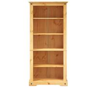[93212]Bibliothèque - Étagère Haute moderne - MOBILIERCLASSIC - 5 niveaux Gamme Corona Pin mexicain 80x40x170 cm,Poids:34.3 Kg