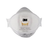 9322+ - Masque Anti-Poussières avec Valve 3M™ Cool Flow™ - Boîte de 10 * FFP2