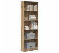 [93427]Bibliothèque - Étagère Haute moderne - MOBILIERCLASSIC - Chêne Artisian 60x24x176 cm Bois d'ingénierie,Poids:21.5 Kg
