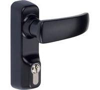 Iseo Poignée béquille 94011005T – cylindre profil européen pour Idea – Noir