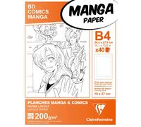 [94046C] Clairefontaine Manga Etui BD/Comic B4 40F G.S. 200g